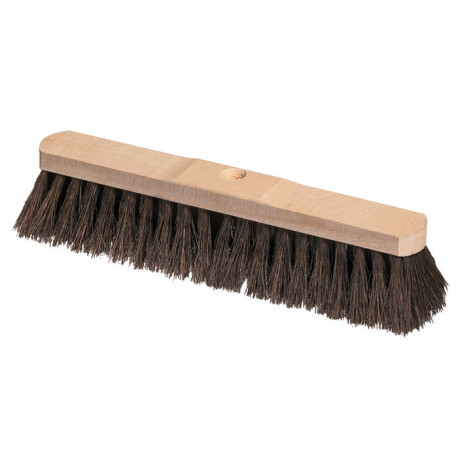 Balais longueur Arenga 600 mm avec trou d’emmanchement monture bois SOREX