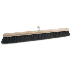 Balais longueur Arenga 800 mm avec porte-manche métal bois plat SOREX