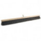 Balais longueur Arenga 1000 mm avec porte-manche métal bois plat SOREX