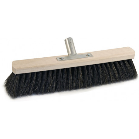 Balais longueur Arenga 400 mm avec porte-manche métal bois plat SOREX