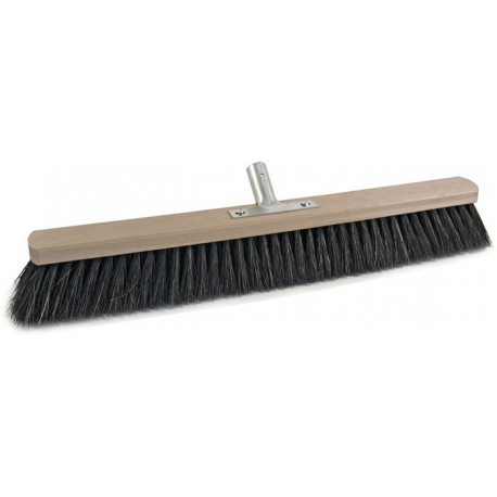 Balais longueur Arenga 600 mm avec porte-manche métal bois plat SOREX