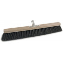 Balais longueur Arenga 600 mm avec porte-manche métal bois plat SOREX