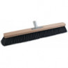 Balai pour grandes surfaces mélange de qualité longueur 500 mm avec sup. de manche métallique bois plat SOREX