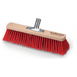 Balais Elaston longueur 600 mm avec porte-manche métal bois plat KRAFTPAKET