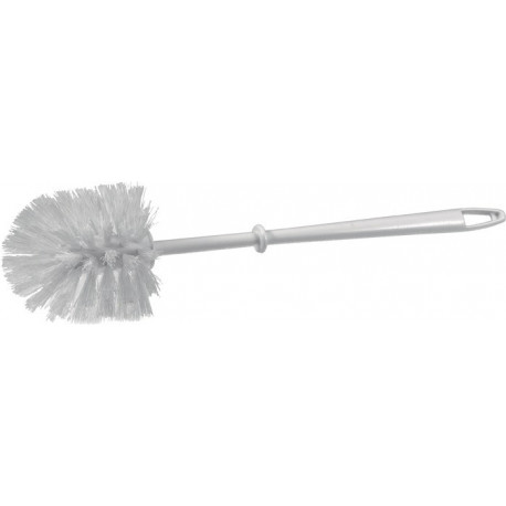 Brosse à WC plastique blanc sans nettoyant p.rebords D. 90 mm SOREX (Par 10)