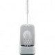 Garniture de WC plastique blanc avec nettoyant p.rebords D. 75 mm SOREX (Par 10)