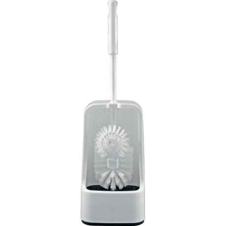 Garniture de WC plastique blanc avec nettoyant p.rebords D. 75 mm SOREX (Par 10)