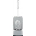 Garniture de WC plastique blanc avec nettoyant p.rebords D. 75 mm SOREX (Par 10)