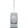 Garniture de WC plastique blanc avec nettoyant p.rebords D. 75 mm SOREX (Par 10)