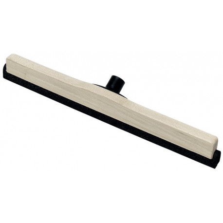 Raclette à eau longueur 500 mm bois avec embase de manche en plastique