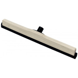 Raclette à eau longueur 600 mm bois avec embase de manche en plastique