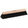 Balai pour grandes surfaces poil de cheval longueur 400 mm avec trou d’emmanchement monture bois SOREX