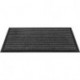 Paillasson rayé polypropylène anthracite L400xl600xS5 mm