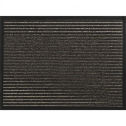 Paillasson rayé bronze polypropylène L600xl800xS5 mm