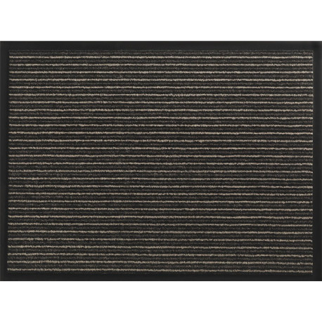 Paillasson rayé bronze polypropylène L600xl800xS5 mm