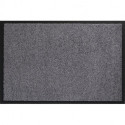 Paillasson lavable gris polyamide L600xl900xS8 mm