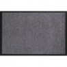 Paillasson lavable gris polyamide L600xl900xS8 mm