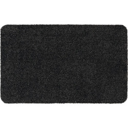 Paillasson lavable graphite PE microfibre L500xl800xS7 mm