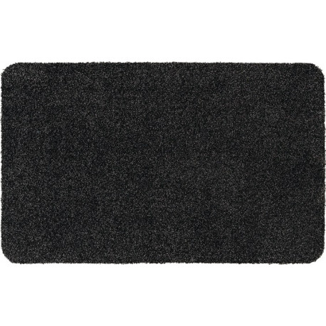 Paillasson lavable graphite PE microfibre L600xl1000xS7 mm