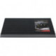 Paillasson bord d’attaque alu noir/noir PP/aluminium L500xl800xS22 mm