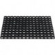 Paillasson bagues ouvertes noir caoutchouc L500xl800xS22 mm