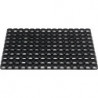 Paillasson bagues ouvertes noir caoutchouc L500xl800xS22 mm
