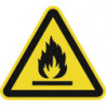 Panneau d’avertissement ASR A1.3/DIN EN ISO 7010 200 mm danger substances infla