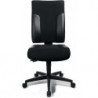 Chaise de bureau pivotante avec mécanisme synchrone noir/noir 420-540 mm sans accoudoirs capacité charge 110 kg TOPSTAR