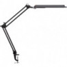 Lampe de bureau métal/plastique noir hauteur maxi. 450 mm avec pince de table av