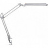 Lampe de bureau métal/plastique argent hauteur maxi. 450 mm avec pince de table