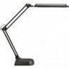 Lampe de bureau métal/plastique noir hauteur maxi. 450 mm pied avec LED