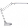 Lampe de bureau métal/plastique argent hauteur maxi. 450 mm pied avec LED