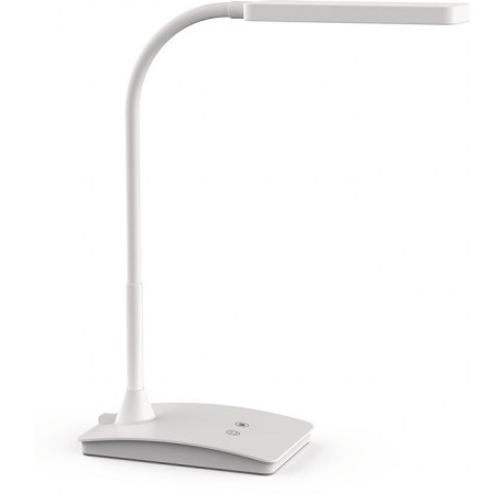 Lampe de bureau métal/plastique noir hauteur maxi. 360 mm pied avec LED