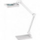 Éclairage à loupe à LED lunette 1905 mm (75 po.) pied blanc avec cache tête r