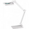 Éclairage à loupe à LED lunette 1905 mm (75 po.) pied blanc avec cache tête r
