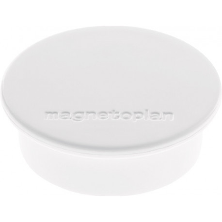 Aimant Premium D. 40 mm blanc MAGNETOPLAN (Par 10)