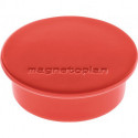 Aimant Premium D. 40 mm rouge MAGNETOPLAN (Par 10)