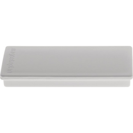 Aimant à angle droit l.55xP22xép.8 mm gris MAGNETOPLAN (Par 10)