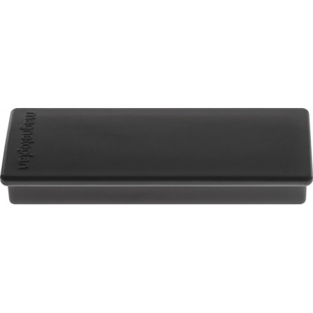 Aimant à angle droit l.55xP22xép.8 mm noir MAGNETOPLAN (Par 10)
