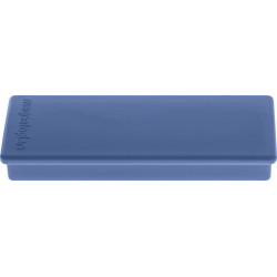 Aimant à angle droit l.55xP22xép.8 mm bleu foncé MAGNETOPLAN (Par 10)