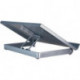 Support à document l.350xP247xH60 mm métal argent écart de vision réglable