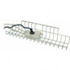 Panier de câble l.490xP100xH80-85 mm argent adapté à bureau