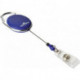 Support à emboîter avec boucle à bouton pression longueur de ruban 800 mm bleu