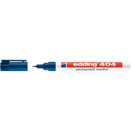 Marqueur permanent 404 bleu Degrésuation 075 mm pointe ronde EDDING (Par 10)
