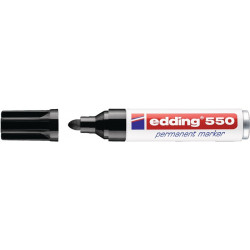 Marqueur permanent 550 noir graduation 3-4 mm pointe ronde EDDING (Par 10)