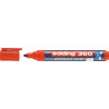 Marqueur pour tableau blanc 360 rouge Degrésuation 15-3 mm pointe ronde EDDING (Par 10)
