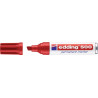 Marqueur permanent 500 rouge Degrésuation 2-7 mm pointe conique EDDING (Par 10)