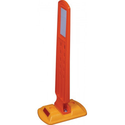 Signal visuel avec matériel de fixation TPU l.260xH600xP160 mm