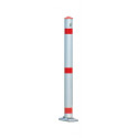 Potelet de blocage aluminium nature D. 75 mm basculant, à cheviller