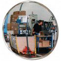 Miroir de contrôle/sécurité D.400 mm paroi arrière noire avec fixation 4 m SPL